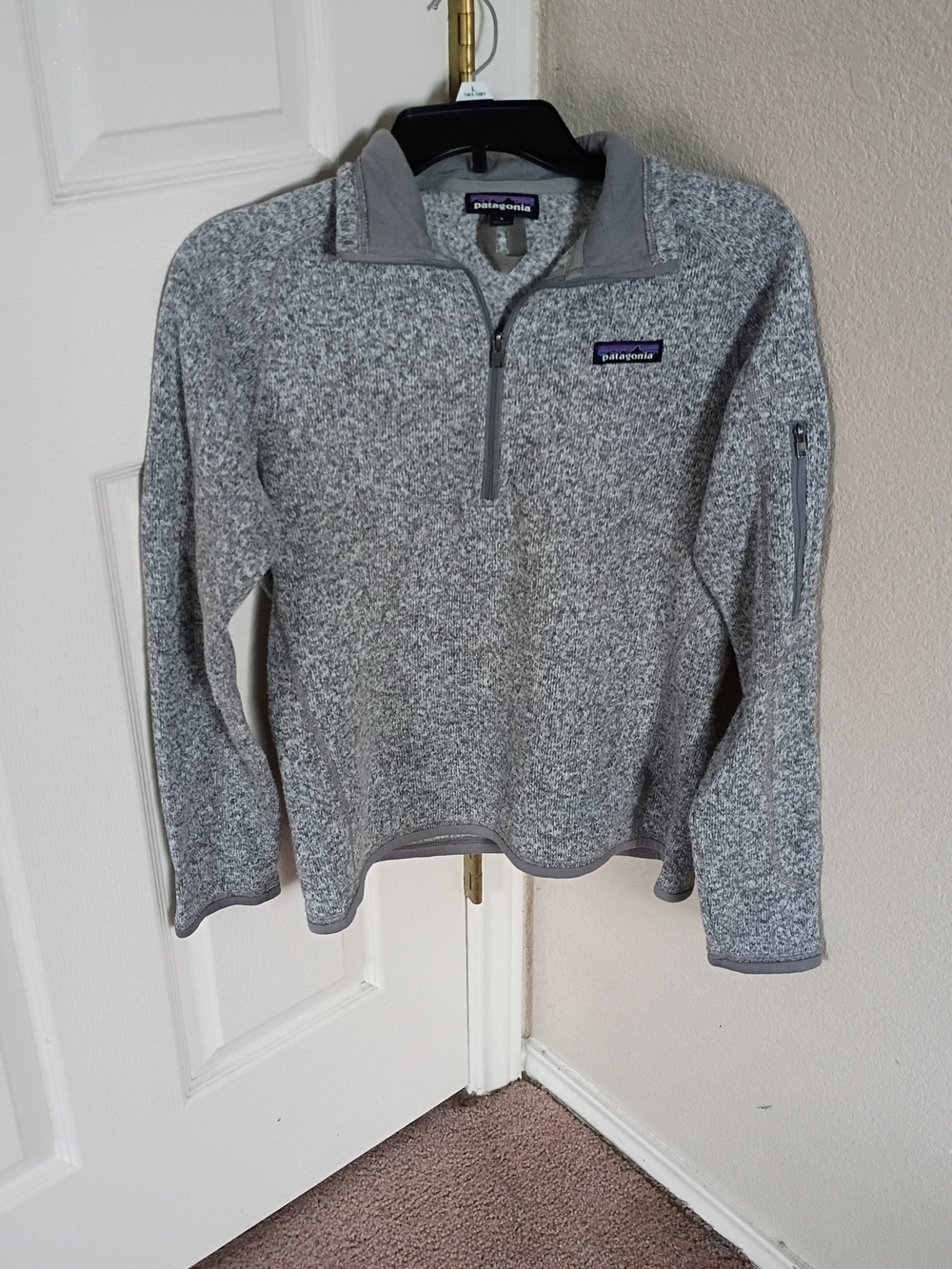 Patagonia Women's Gray Half-Zip Fleece Pullover